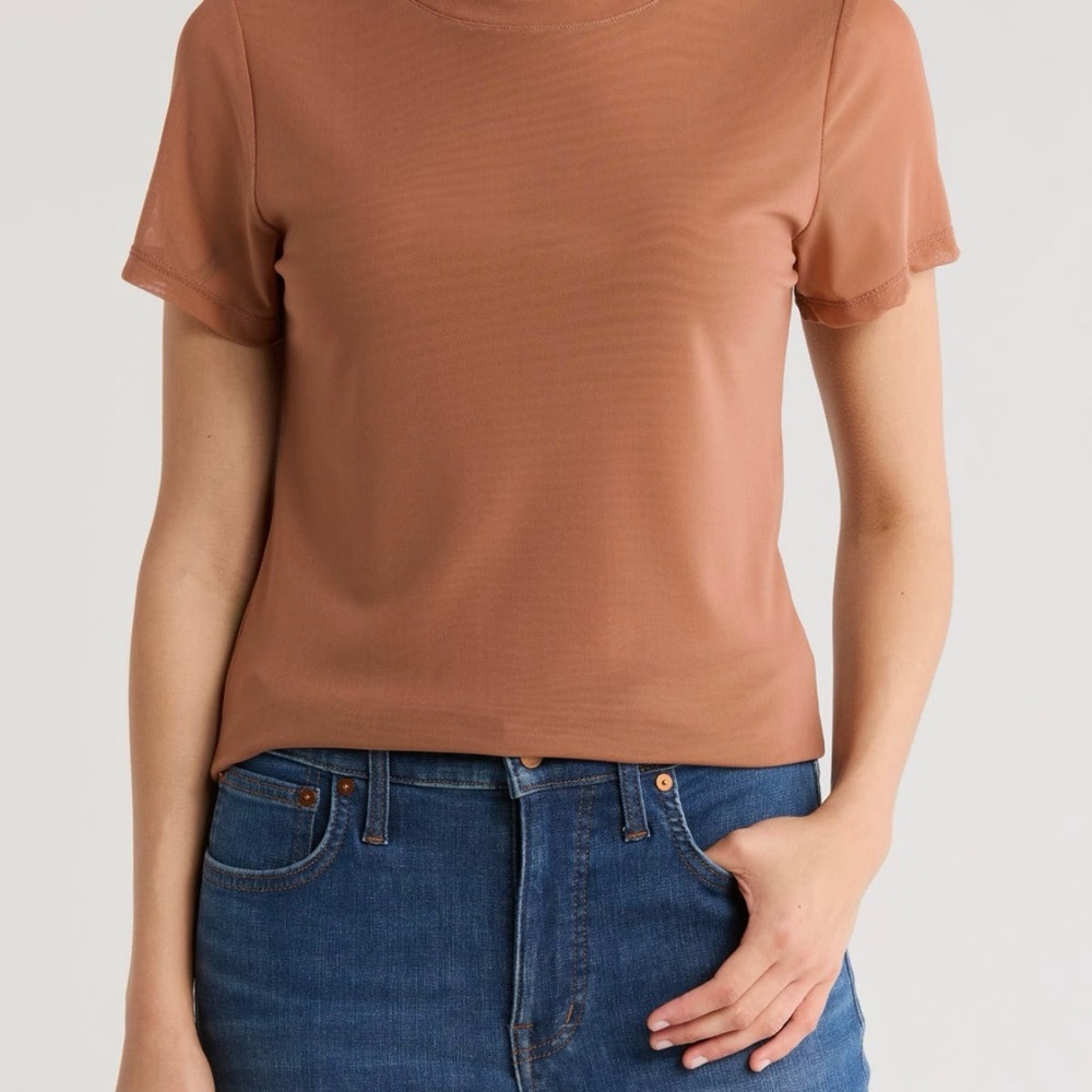 SANCTUARY IDEAL MESH T-SHIRT XXL -NWOT